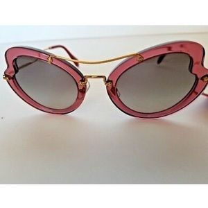 Miu Miu Butterfly Frame Sunglasses